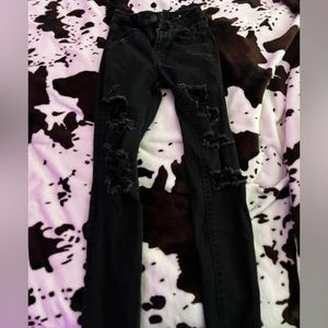 Black American Eagle Curvy Skinny Jeans